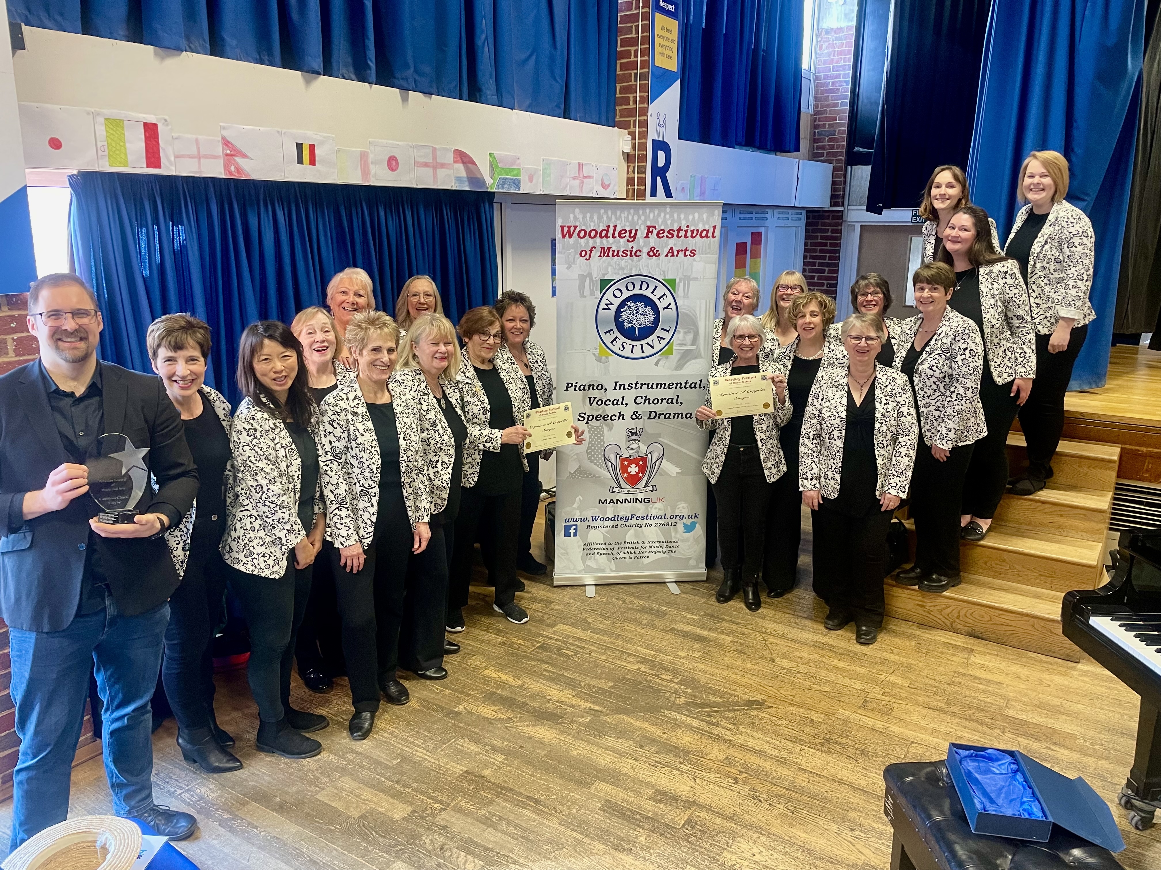 Gold at Woodley! Gold at Woodley!